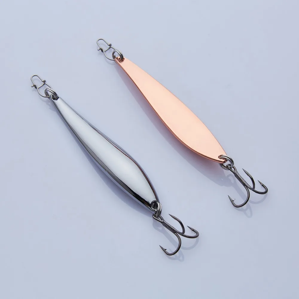 APADA Jigging 515 гусеница усиленный тройной крючок + перо 10 г 64 мм рыболовные приманки