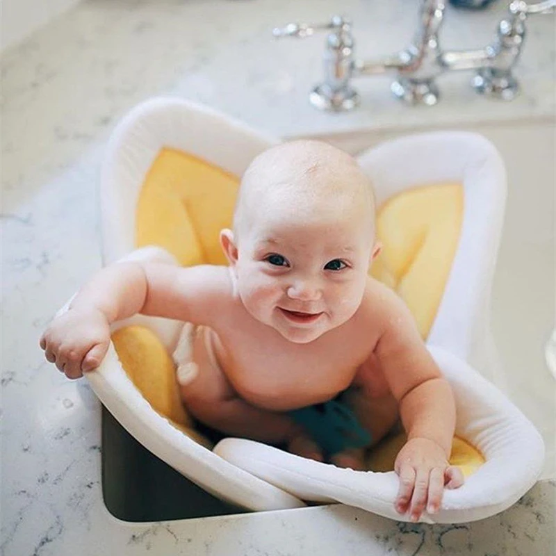 Мягкий складной коврик для ванной 80 см диаметр подсолнуха | Мать и ребенок