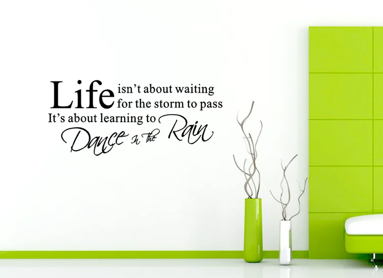 Вдохновляющие цитаты Жизнь не о ожидании сделай сам съемные настенные