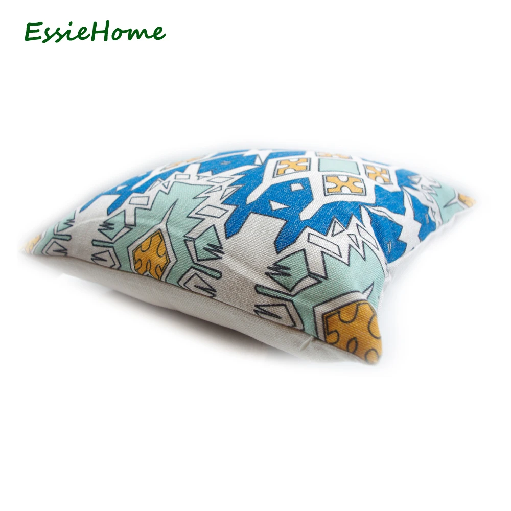 Роскошный чехол для подушки ESSIE HOME с цифровой печатью этнический дивана