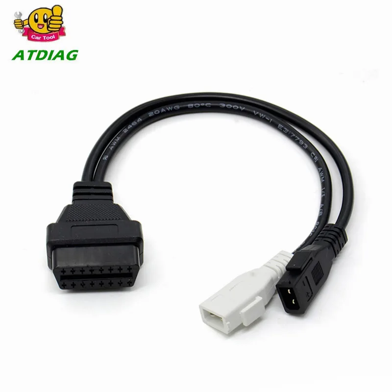 Кабель OBD2 2P + на 16 контактов Адаптер VAG для диагностического кабеля автомобиля OBD1