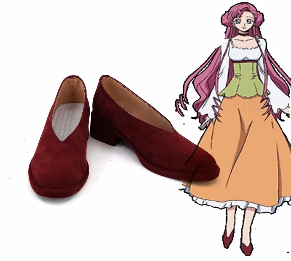 Code Geass Евфимия li Ion аккумулятор Британия Euphy Косплэй обувь Красные сапоги