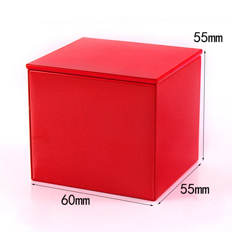 12pcs Metal Storage Box Tin Jar Square Scrub Tea Box Organizer Wedding Christmas Birthday Gift Boxes Small Things Container