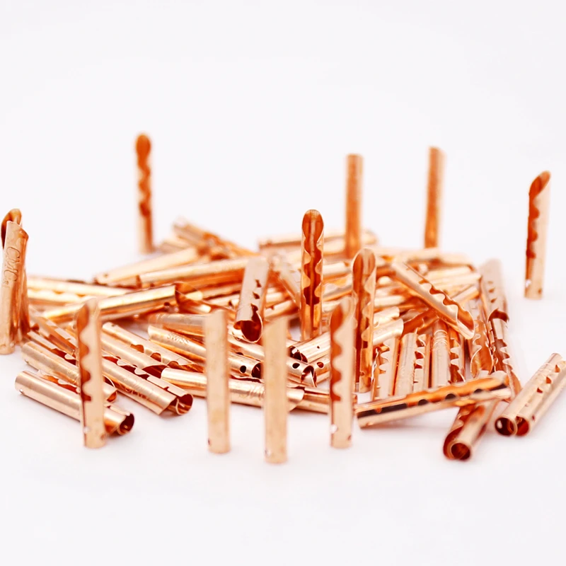 

20pcs Bronze copper BFA 4mm Z-Type Banana Plug Speaker Cable Connector