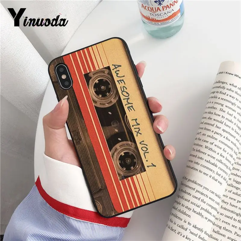 Yinuoda Винтажный чехол с магнитной лентой для iPhone 8 7 6 6S Plus X XS MAX 5 5S SE XR 10 | Мобильные