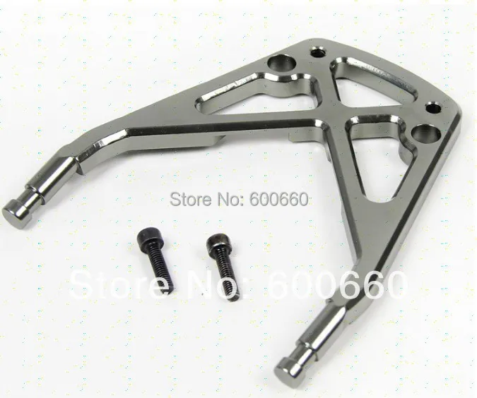 

baja cnc metal mount 95198 Buffer bracket silver orange titanium