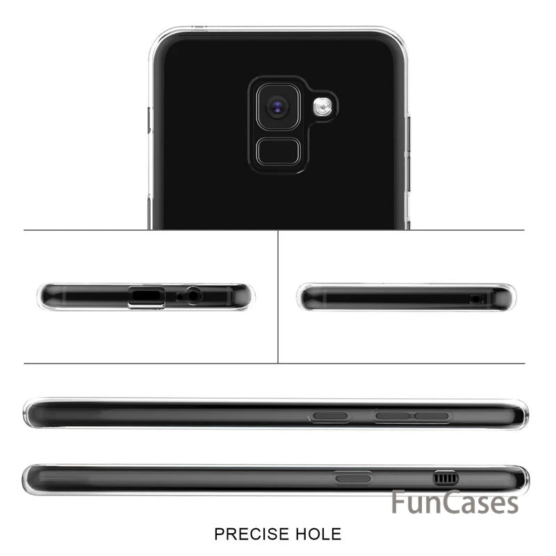 Для samsung Galaxy A6 2018 A6plus + 6 Plus Clear для S10 Lite A8S A6S J6 J8 A9 звезда A8 J3 A750 J4 Core J7 DUO | Мобильные