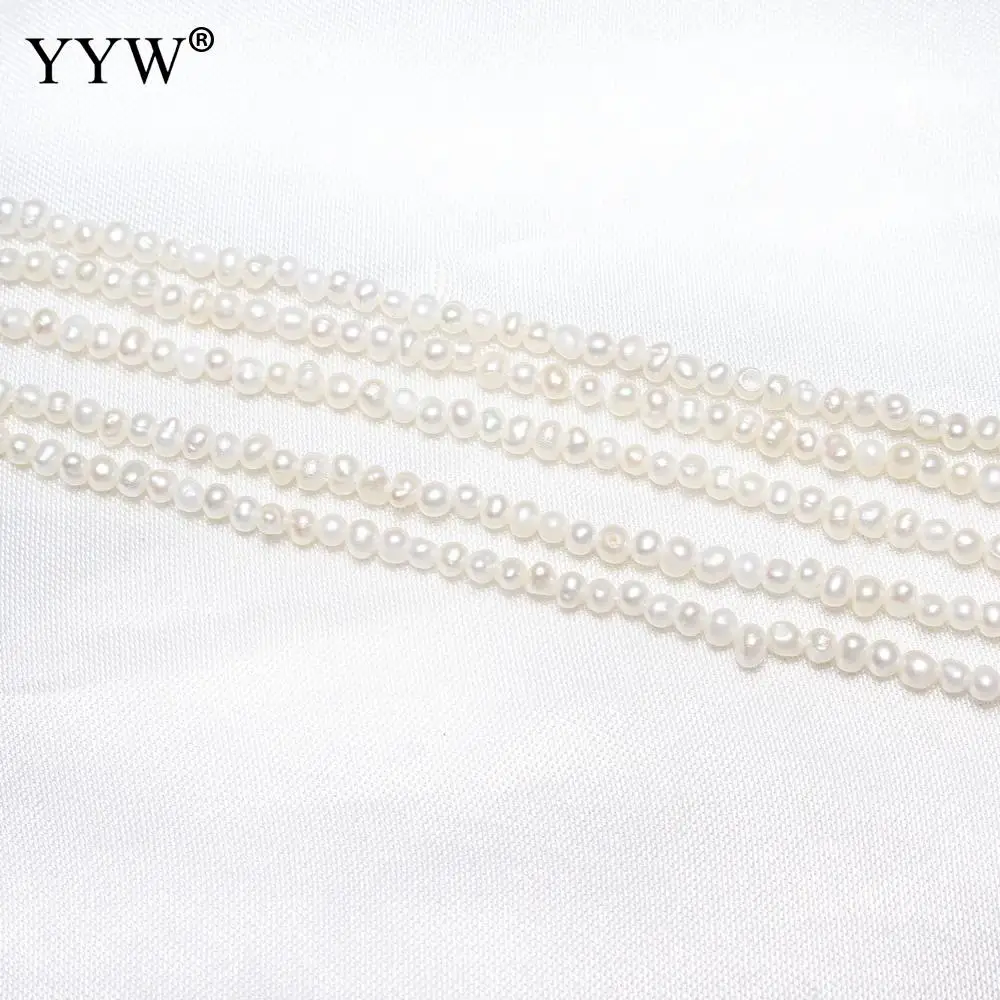 Культивированный барокко пресноводные жемчужные бусины Nuggets натуральный белый 2