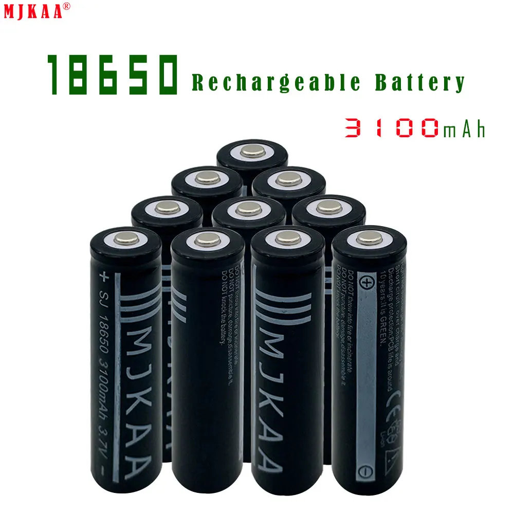Высокое качество 18650 3 7 V 3100mAh литий-ионная аккумуляторная батарея для