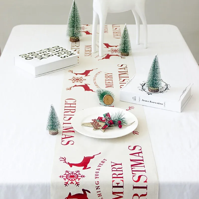 Скатерти для рождественских столов новогодние и вечерние скатерти домашнего
