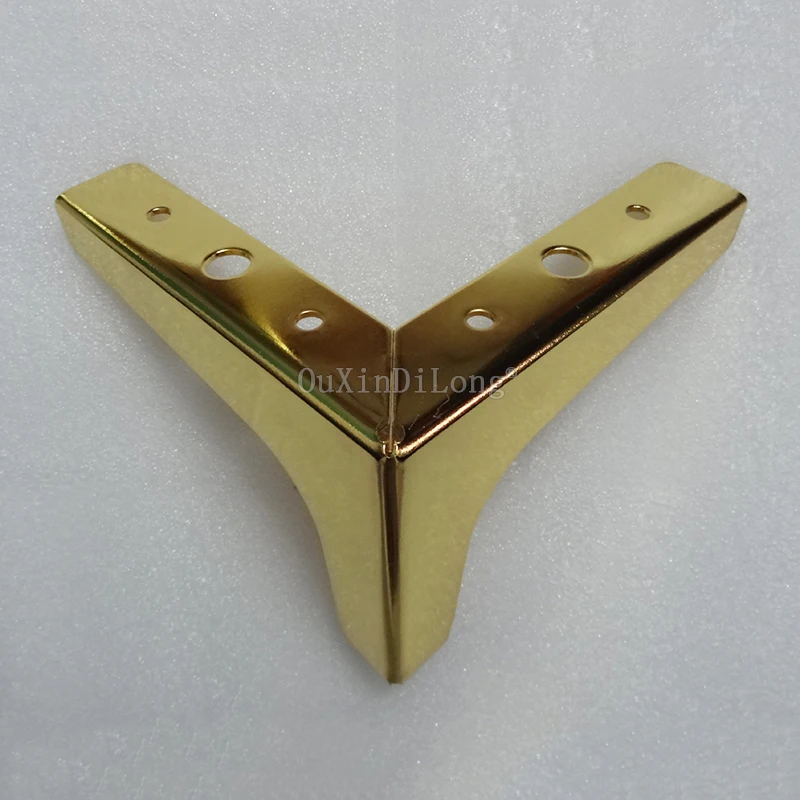 4 шт. Золотая сталь мебельный шкаф ножка металлический диван ножки стул