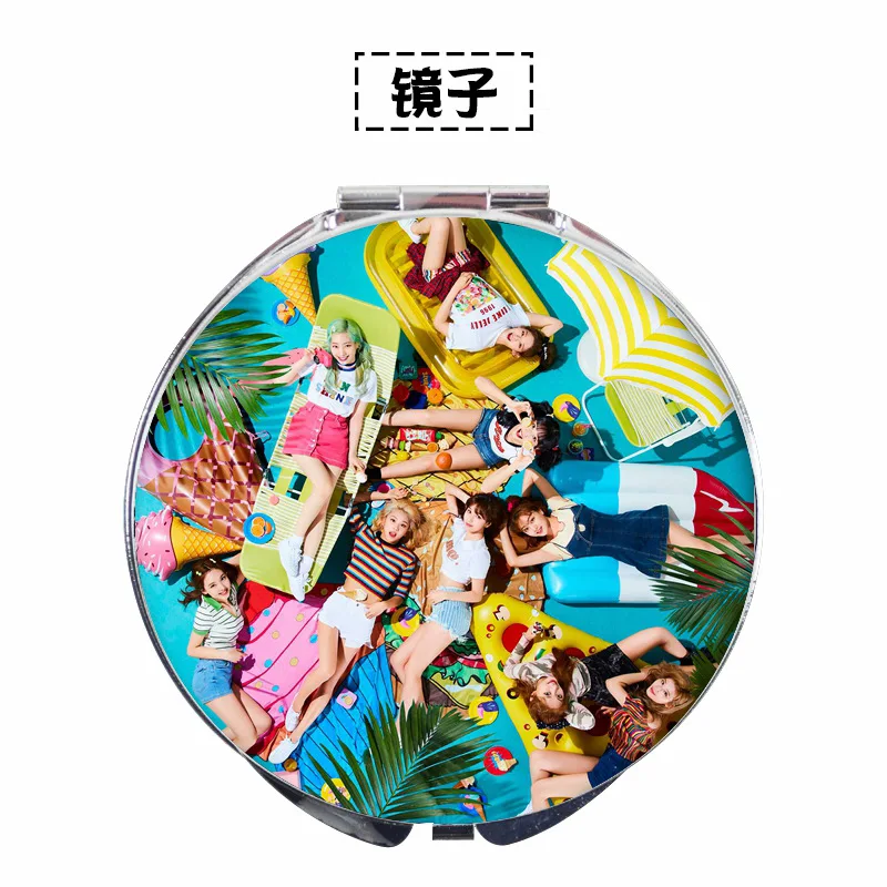 [MYKPOP] Дважды зеркало HAPPYHAPPY аксессуары для макияжа Коллекция фанатов SA19053103 |