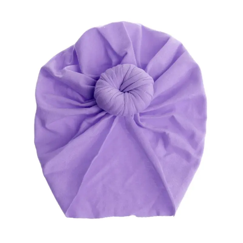 PL Baby Turban Top Knot Hat Toddler Kids Boy Girl India Beanie Hat Lovely Soft Newborn Headwear Photography Props Accessories - Цвет: PL
