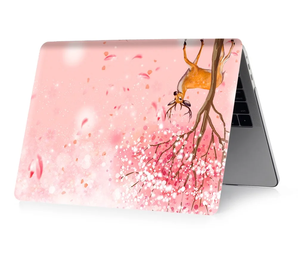 Чехол для ноутбука с цветочным принтом для Macbook Air 11 13 Pro retina 12 13 15 дюймов цвета Touch Bar New Pro 13 15 New Air 13
