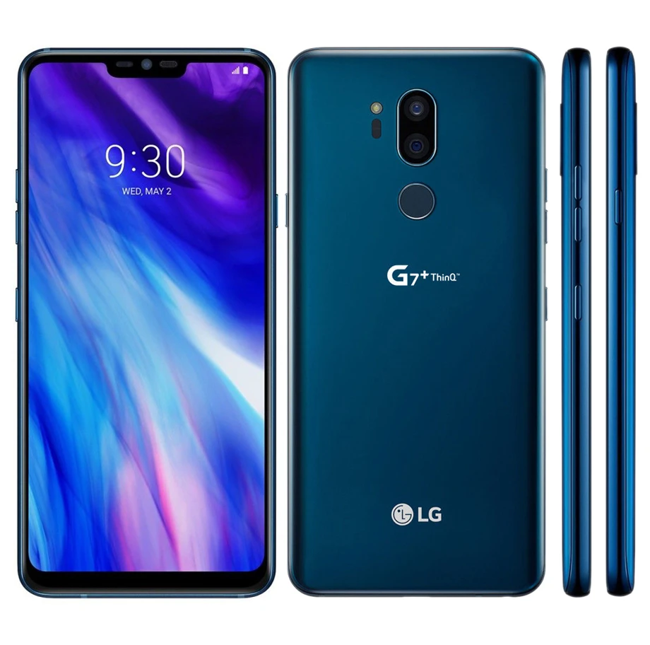 LG G7 ThinQ G710VM разблокированный 64 Гб rom 4 Гб ram LTE Android Snapdragon 845 Восьмиядерный 6," двойной 16 МП NFC отпечаток пальца