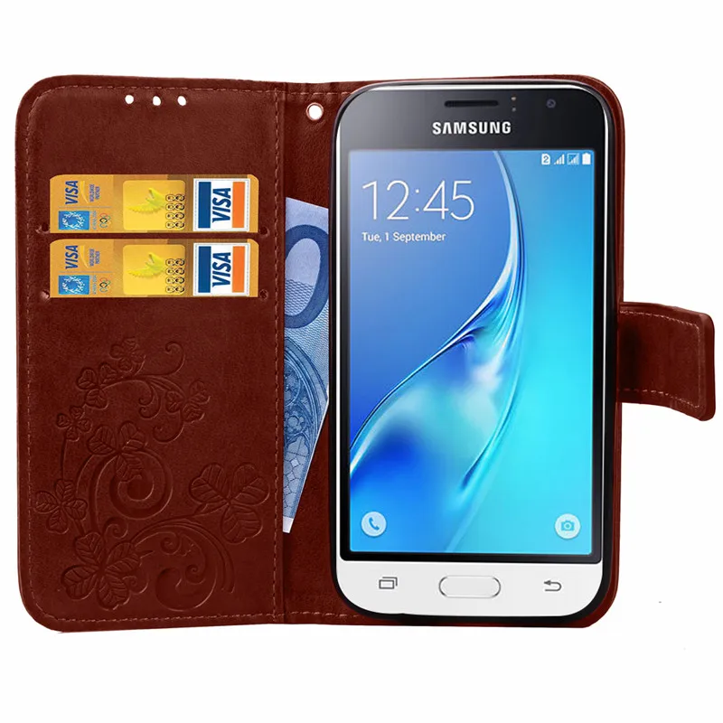 Чехол для Samsung Galaxy J1 2016 флип-чехол из мягкого силикона и кожи чехол J 1 6 Mini Prime |