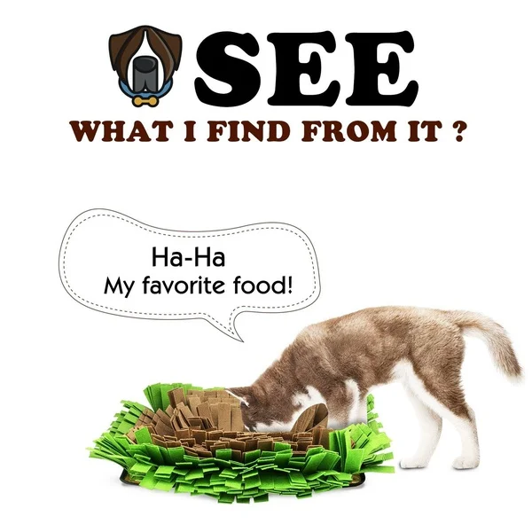 ПЭТ нюхательный коврик Nosework одеяло собака тренировочные коврики для корма собак