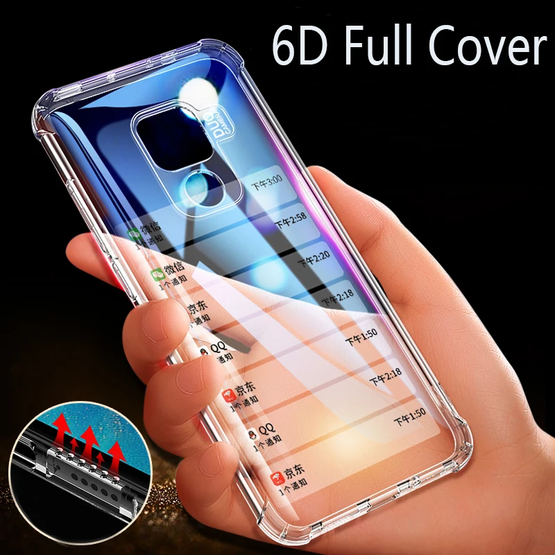

Transparent Soft TPU Case For Huawei Nova 3i 3e P20 Lite Mate 20 Pro Y6 Y7 Prime 2018 Clear Full Silicone Cover Honor 7C 7A Pro