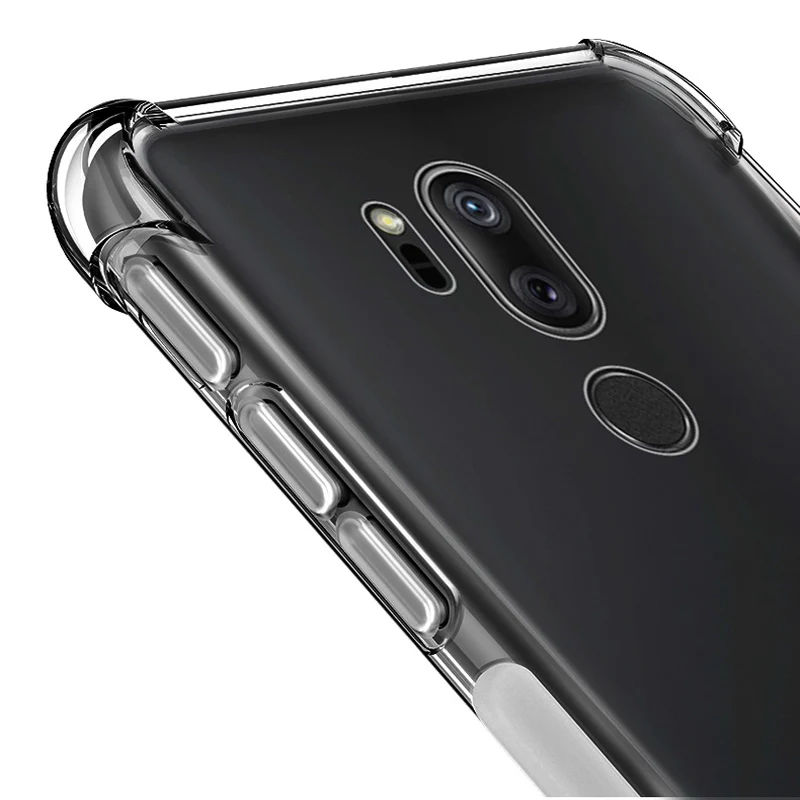 Чехол для LG G7 чехол ThinQ Capa мягкий прозрачный из ТПУ с подушкой безопасности чехлы