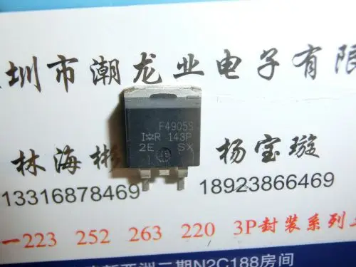 

5 шт. IRF4905STRLPBF IRF4905S F4905S TO-263