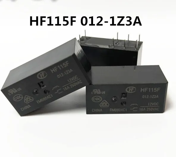 Горячее новое реле HF115F 012 1Z3A JQX 115F 12VDC DC12V 12В 16A 250VAC 8PIN|Реле| |