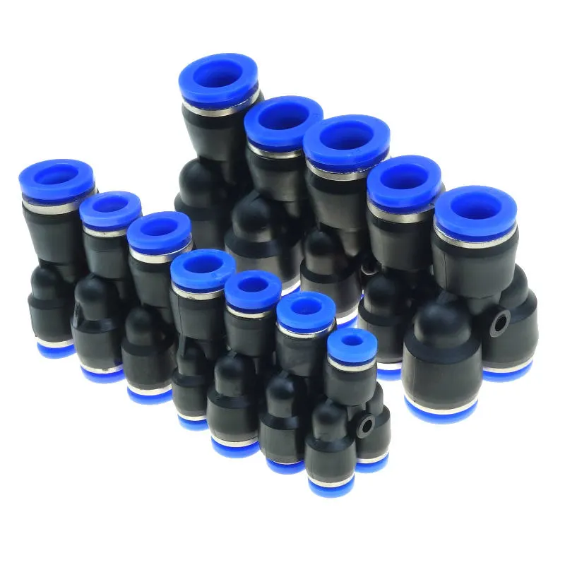 3 сторонний Y образный пневматический Вставной соединитель для труб с внешним