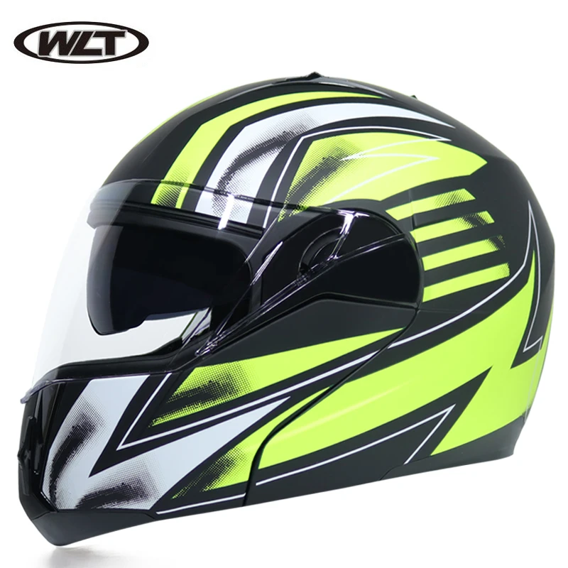 Модульный флип-шлем с двумя объективами Capacete Casco мотоциклетный гоночный шлем