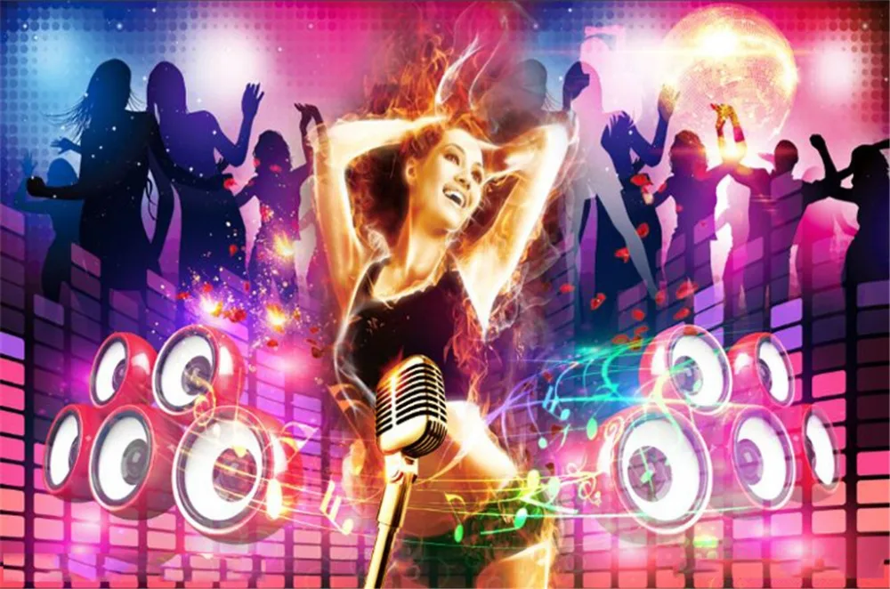 Оптовая продажа 3D-обои Bar KTV сексуальный певец наслаждайтесь пением