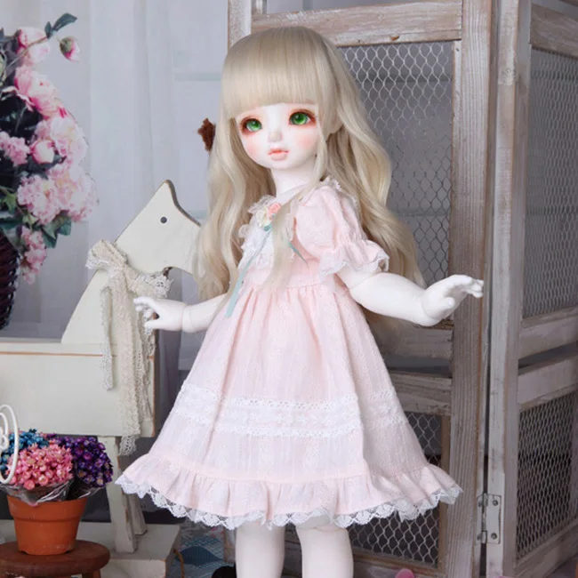 1/3 1/4 BJD милая розовая и синяя кукла Одежда для куклы Bjd аксессуары игрушек