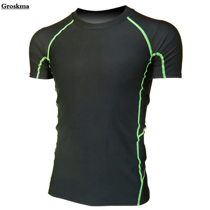 Футболка мужская быстросохнущая компрессионная топ с коротким рукавом
