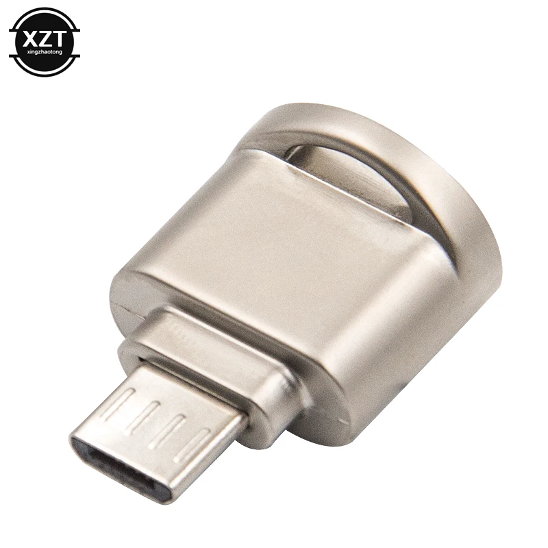 Высококачественный Micro usb 2 0 otg кардридер для телефона алюминиевый адаптер TF micro SD