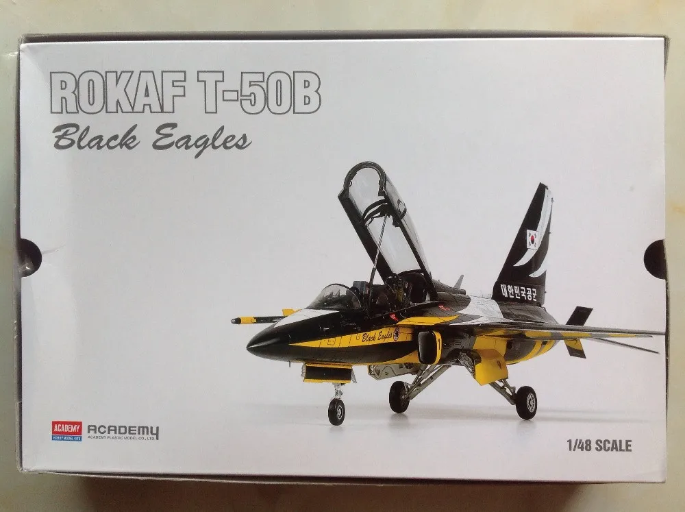 ACADEMY 12242 1/48 масштаб ROKAF T-50B Black Eagles пластиковая модель строительный комплект