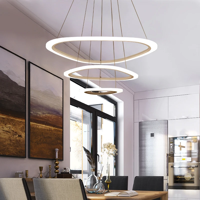 EuSolis 110В 220В светодиодный подвесной светильник для дома Lampara Lamparas Colgantes Lustre Avize Hanglamp