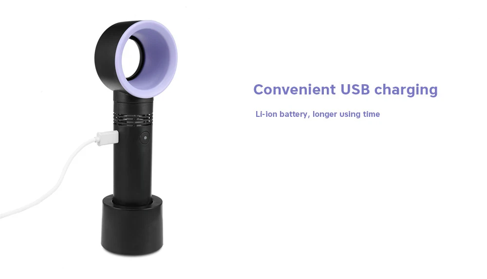 Портативный охлаждающий вентилятор USB мини-вентилятор Настольный бесшумный перезаряжаемый вентилятор
