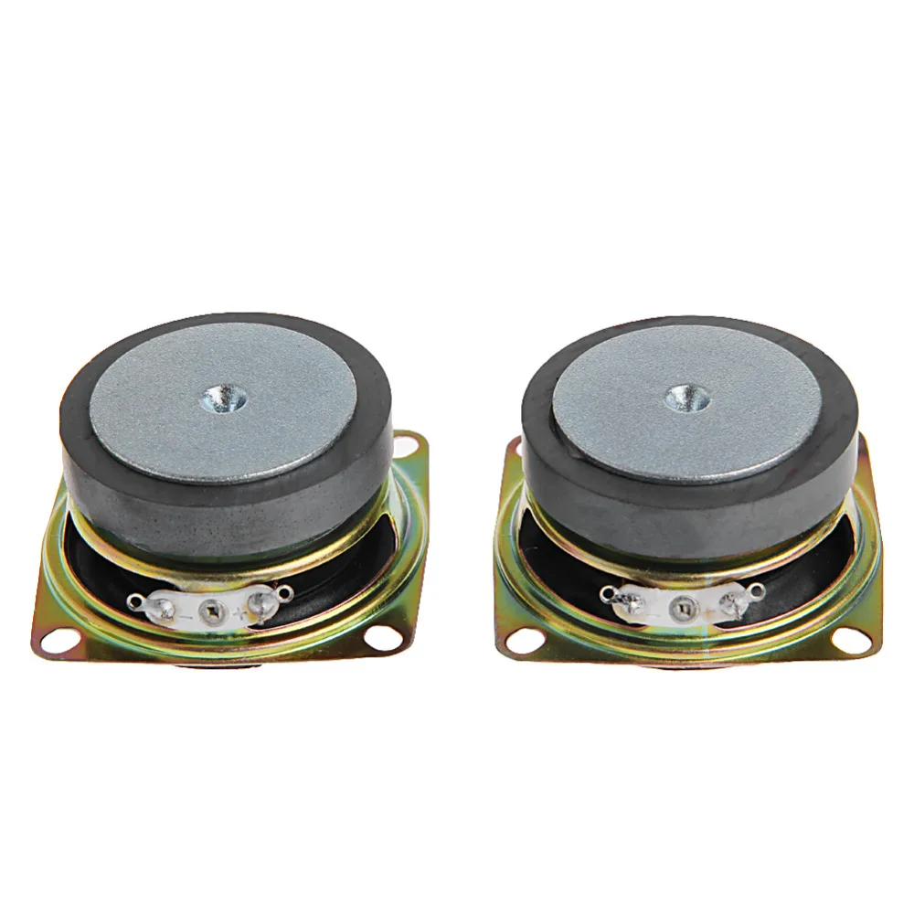 

OOTDTY 2pcs 2" inch 53mm 4Ohm 3W Full Range Audio Speaker Stereo Woofer Loudspeaker New