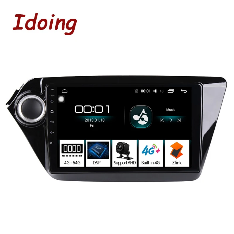 Idoing " Автомобильный Радио Видео плеер для Kia RIO 3 UB QB RIO 4 FB 2011- навигация gps Аксессуары для Android седан No 2 din DVD