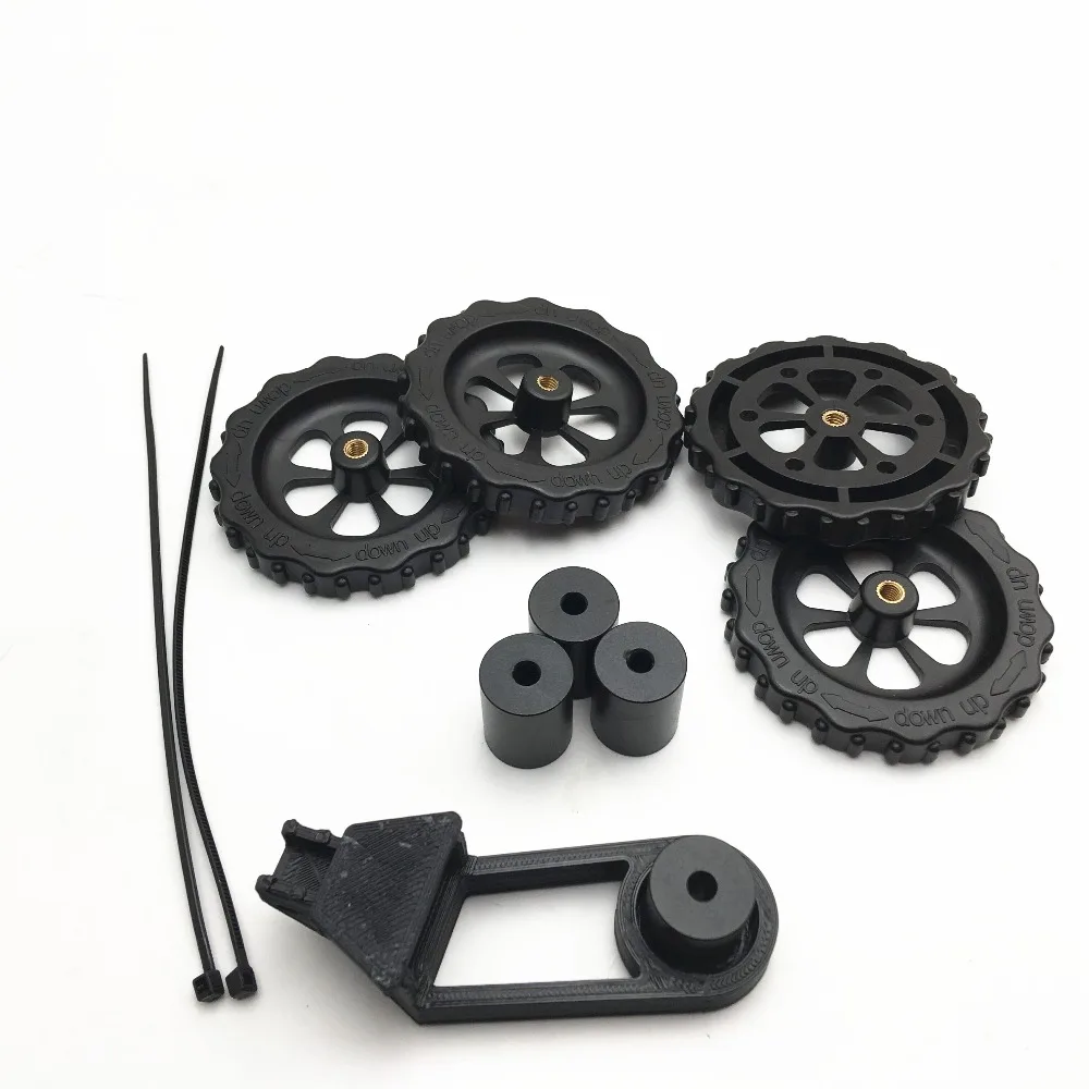 4 шт. алюминиевые регулируемые гайки для кровати|Детали и аксессуары 3D-принтеров|