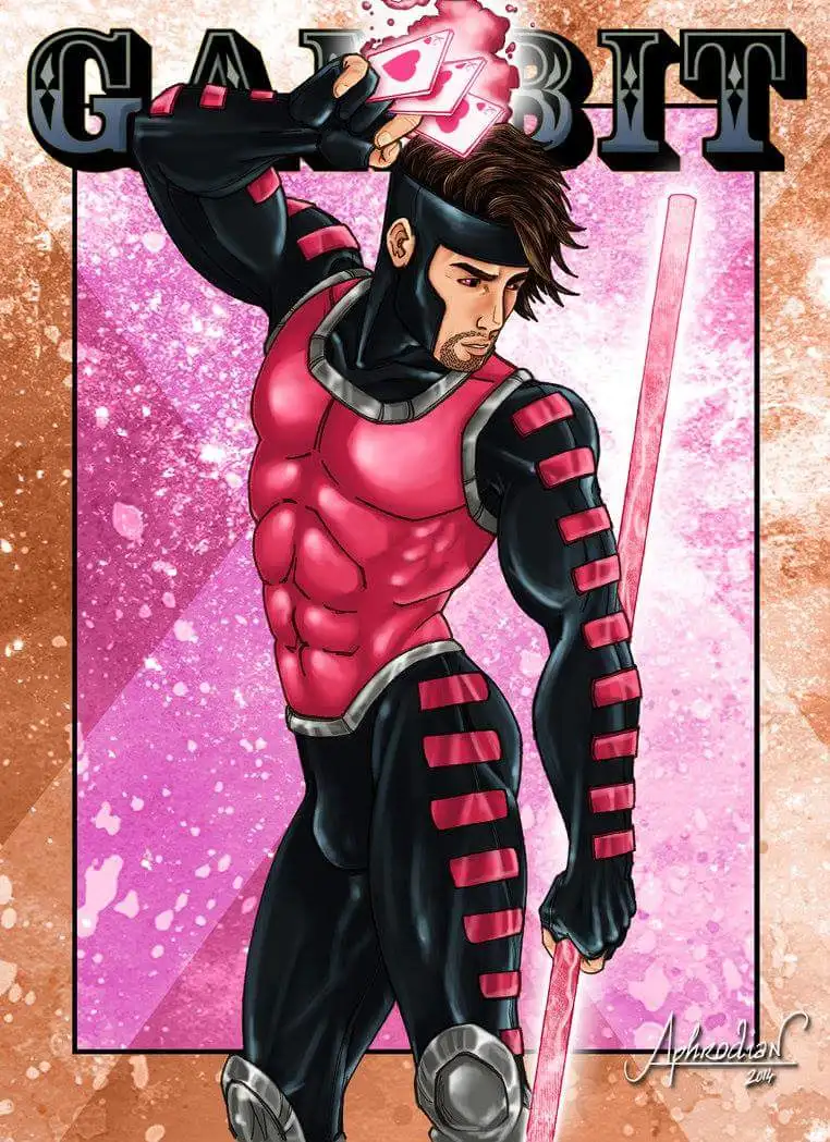 Изготовленный на заказ костюм X-Men черный и серебристый розовый из спандекса с 3D