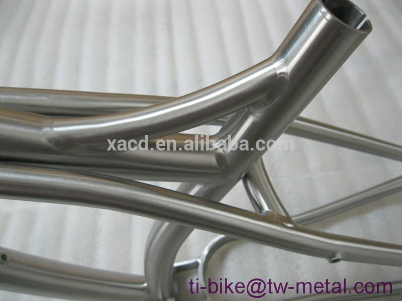 Титановая велосипедная Рама для круизера с откидной крышкой V-образным тормозом