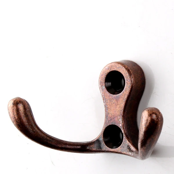 305 Red Bronze KAK, цинковый сплав, винтажная бронзовая ткань, крючок, вешалки, настенный крючок, пальто, сумка, шляпа, подвесные крючки для ванной и кухни, Anitque стойки с винтами - Цвет: 305 Red Bronze