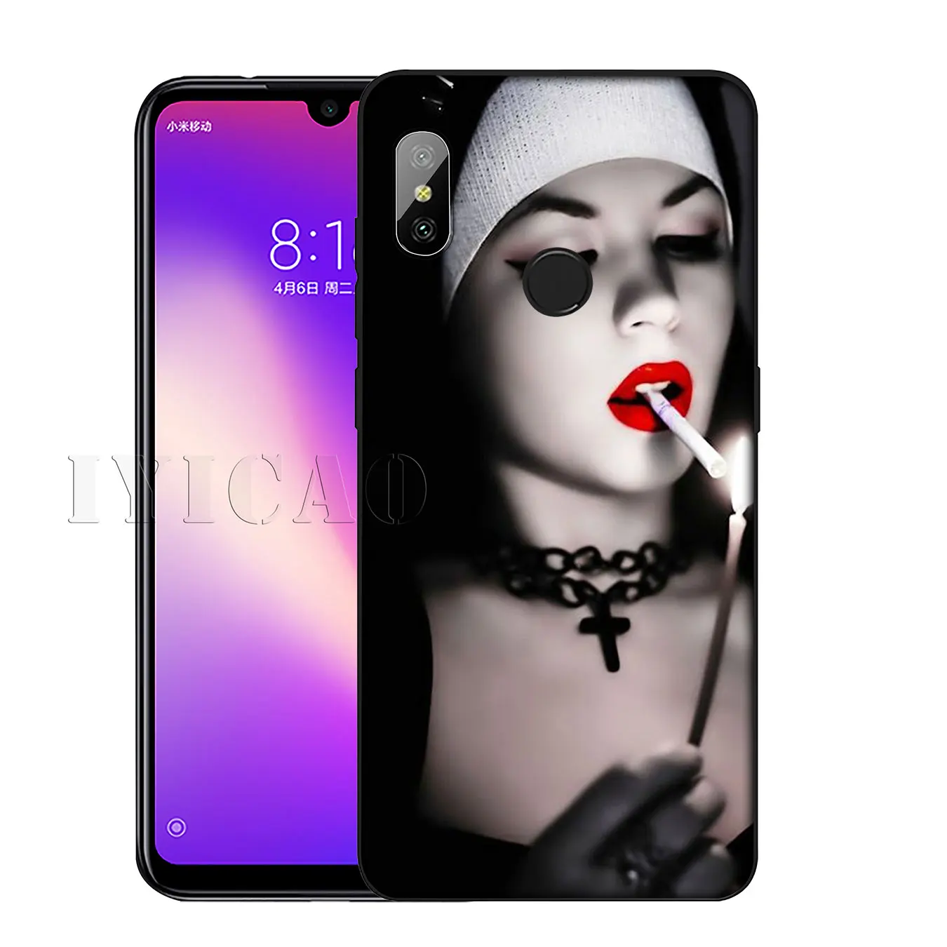 IYICAO Sister nun Модный мягкий силиконовый чехол для телефона Xiaomi Redmi K20 8A 7A 6A 5A S2 4X 4A GO Note 8