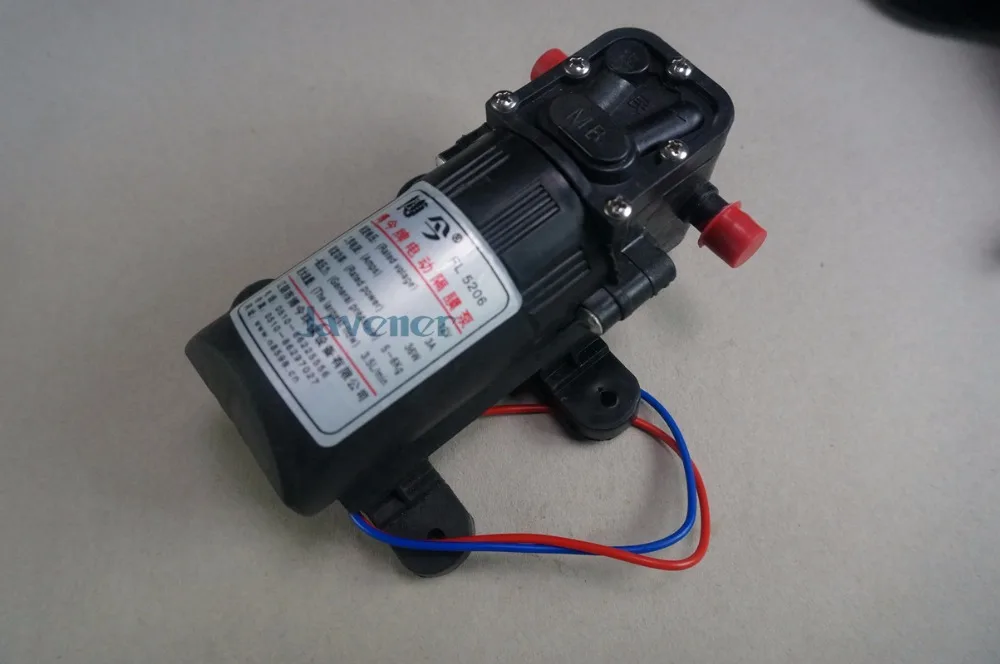 

12V DC Electric Mini Diaphragm pump self-priming booster pumnp for garden cooling car washer 3A 36W 210L/H T25