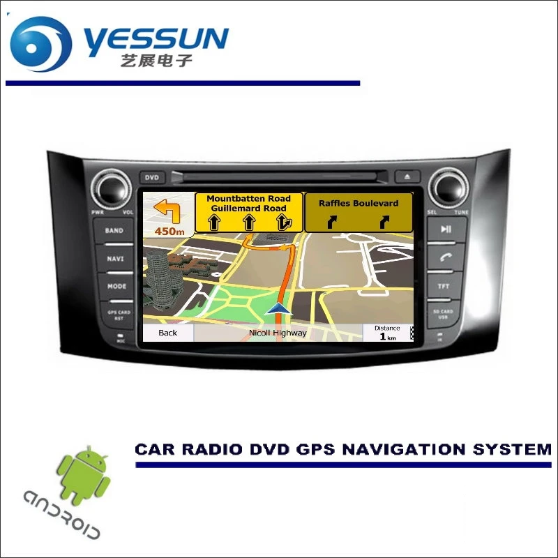 YESSUN для Nissan Sylphy/Pulsar Sentra CD DVD gps плеер Navi Радио стерео HD экран Автомобильный мультимедийный навигатор Wince/Android
