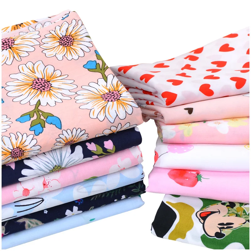 143 см широкая искусственная хлопковая ткань для летнего платья измеритель