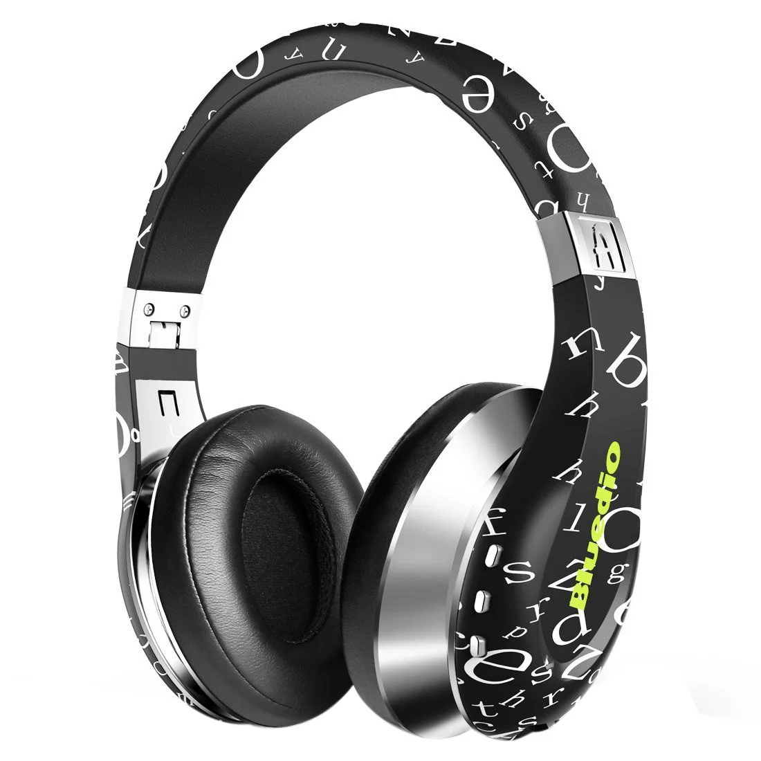 Bluedio(air) Стильный Беспроводной Bluetooth наушники с микрофоном(черный - Цвет: Black
