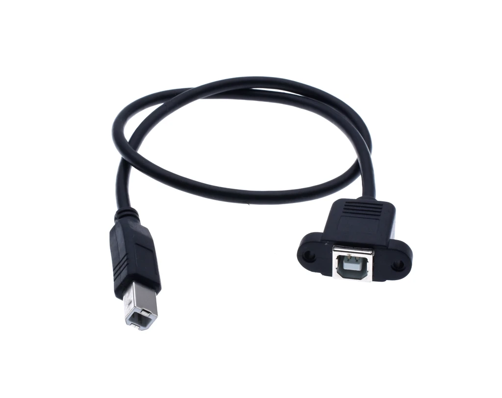 USB 2 0 Тип B папа к женскому M/F УДЛИНИТЕЛЬ данных кабель Панель Крепление для