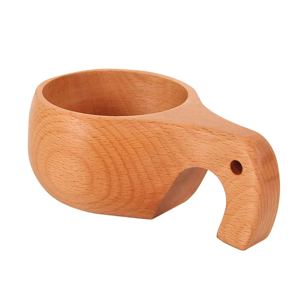 Elm handcup кофейная чашка Finland Kuksa деревянная чашка для путешествий портативная Новая цветная кружка ручной работы из натурального чая, пива, сока, молока 4,23
