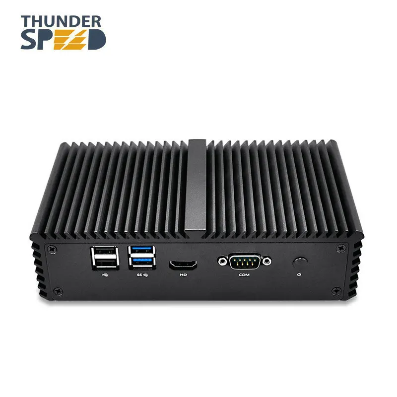 Новое поступление 4 порта LAN Мини ПК i3 i5 i7 1 * COM 2 Wifi антенна Intel 4005U микро компьютер