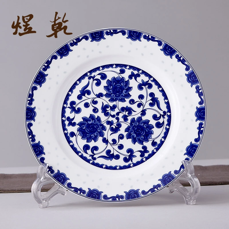 Yuqian китайский Стиль Керамики кухонная посуда 56 шт. 45% костяной фарфор свадебное