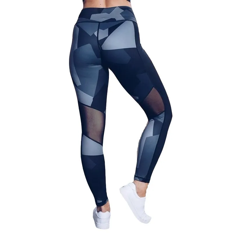 

DICHSKI Women Yoga Sets Sports Leggings Fitness Clothing Gym Tracksuit Camouflage Print Slim Sportwear Running Sweatshirts Sets